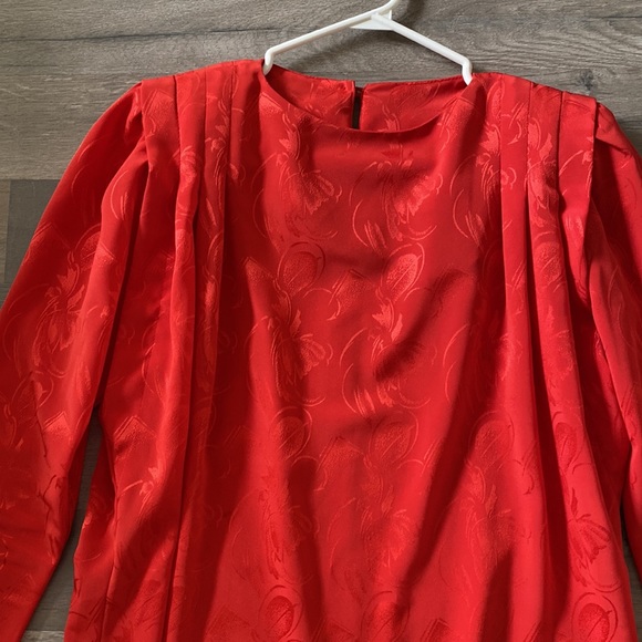 Vintage red dress - Picture 3 of 5